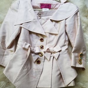 Vintage 90s christian lacroix suit skirt set